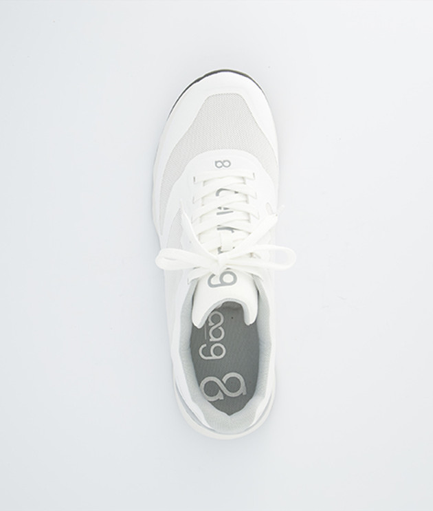 tenhaag gridhaag sneaker in white