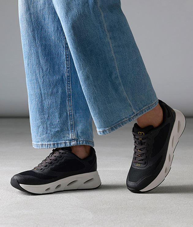 tenhaag gridhaag sneaker in black