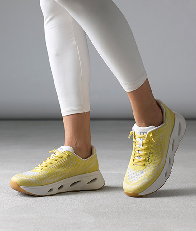 tenhaag wavehaag sneaker in yellow